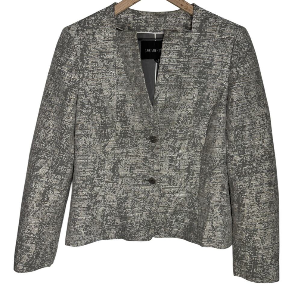 Lafayette 148 New York Blazer Size 8 Tailored Career Jacket